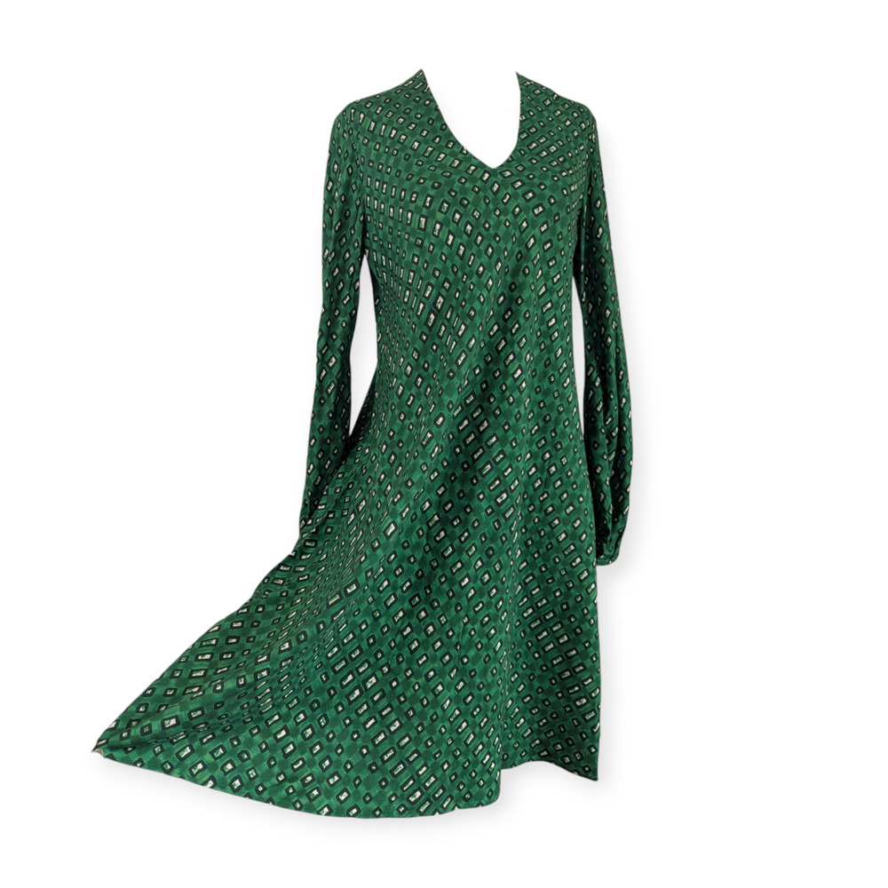 ITOKIN Green Rayon Dress